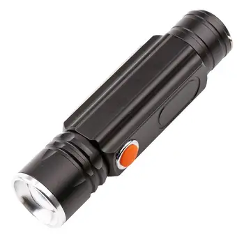 

XPE COB Work Light Maintenance Emergency Light USB Rechargeable Focusing Highlight Flashlight Black COB Light Magnet