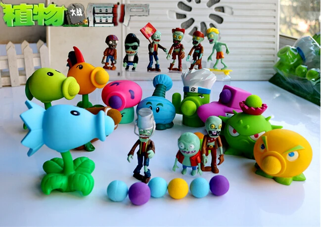 

25 styles New Popular Game PVZ Plants vs Zombies Peashooter PVC Action Figure Model Toys 10CM Plants Vs Zombies Toys