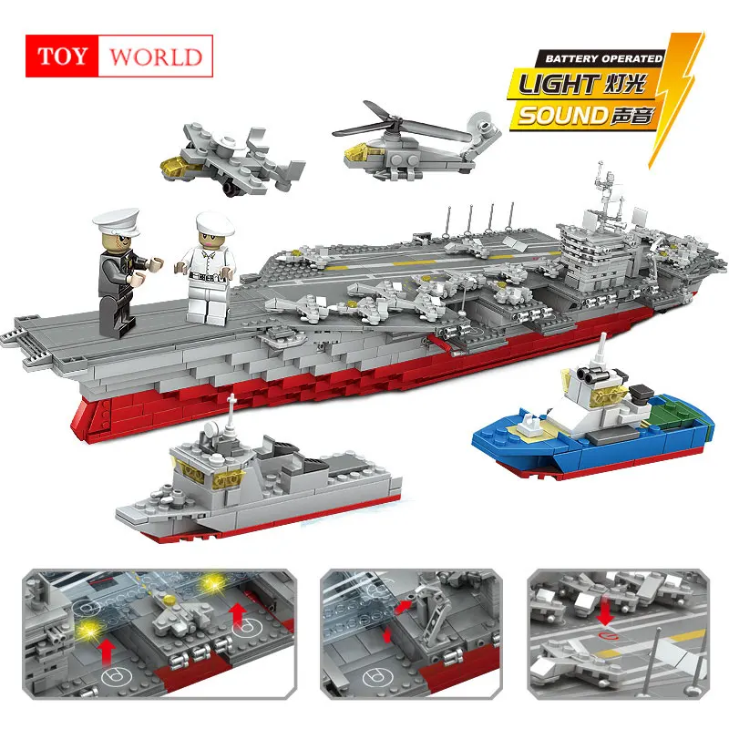 

Military Legoings Battleship Building Blocks Sets Lepin 10002 Gift Ship Construction Brick Educational Hobbies Toys for Children
