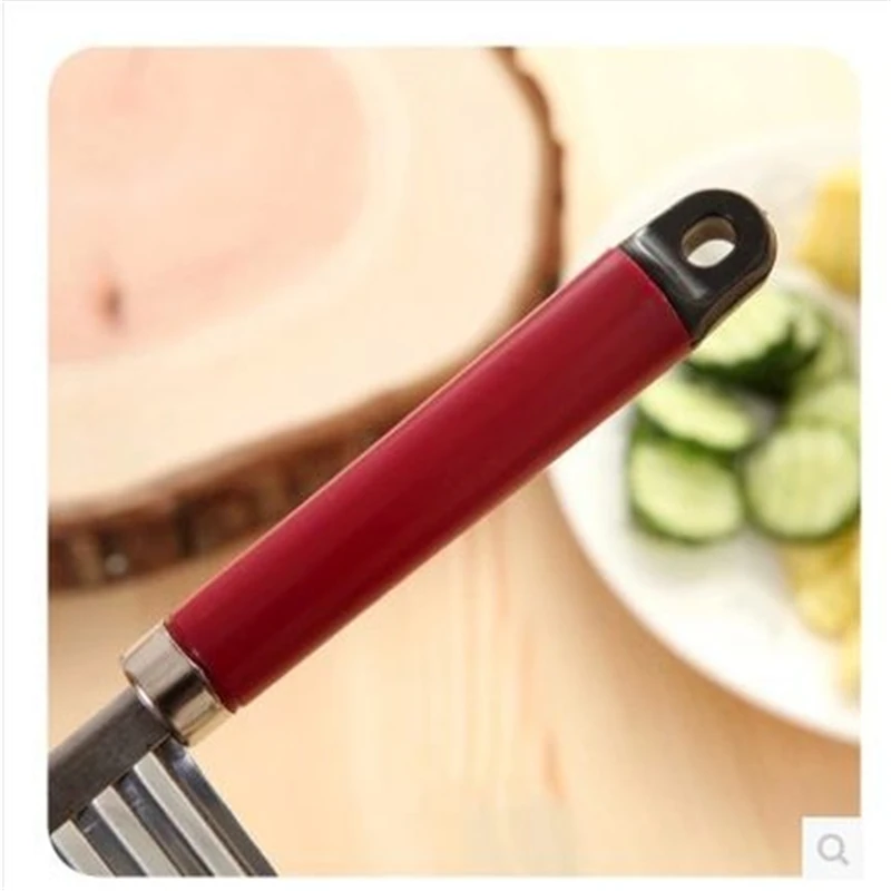 1 шт. Кухонные гаджеты нож овощерезка волнообразный нож для резки картофеля кухонные аксессуары для кухни Cocina, Q