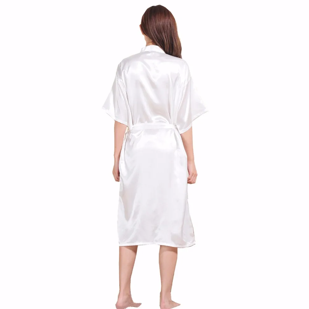 Белый женский сексуальный шелковый халат из вискозы китайский Для женщин ночное белье кимоно Банный халат ночные халаты больших размеров S M L XL XXL XXXL NR060
