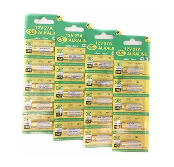 

20pcs 27A 12V dry Alkaline battery 27AE 27MN A27 GP27A A27BP V27A L828 for doorbell,car alarm,walkman,car remote control etc