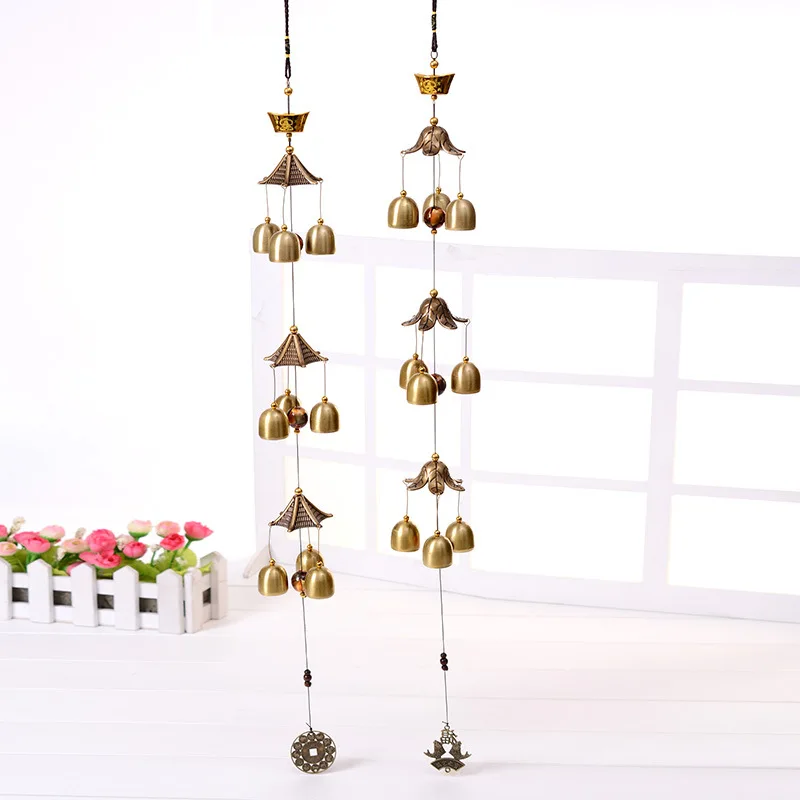 Large Wind Bells Copper Wind Chimes Bell Outdoor Wall Decorations Good