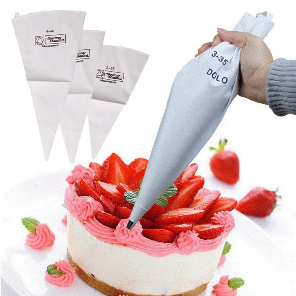 

Reusable Cotton Fondant Cake Decorating Icing Piping Pastry Bag Baking Tools !