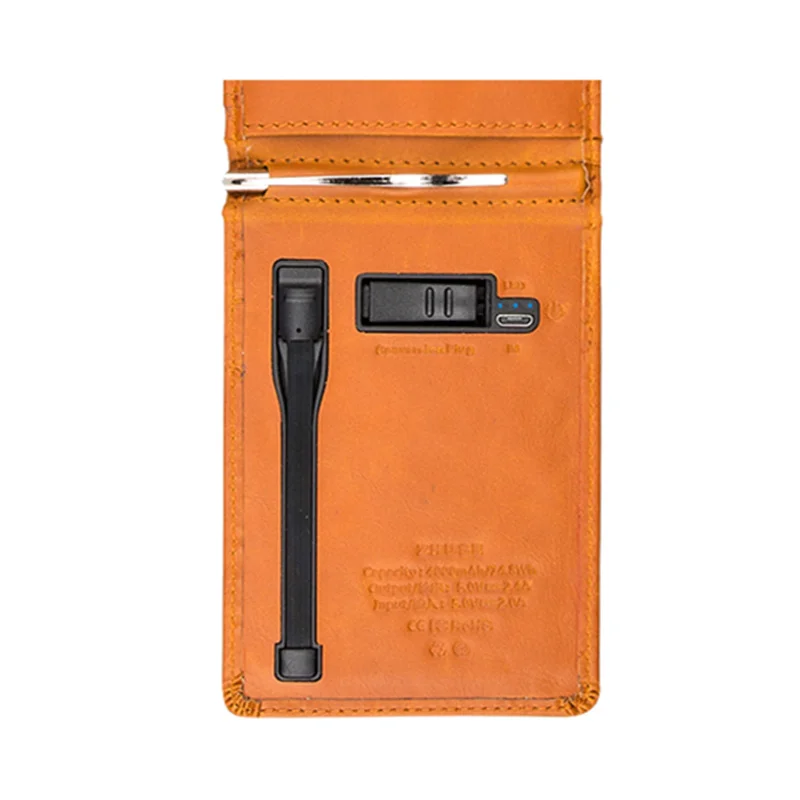 BISI GORO 2019 New Unisex Smart Wallet With USB Charging Wallet Adapt For Ipone And Android Type-C Capacity 4000 mAh 3 Colors