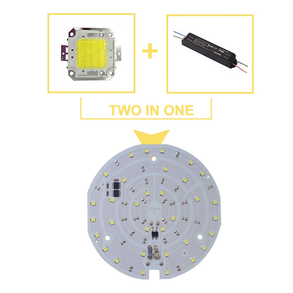 

5pcs/lot LED SMD CHIP Downlight Ceiling light AC220V Input with Smart IC no driver 15W 18W for DIY Downlight