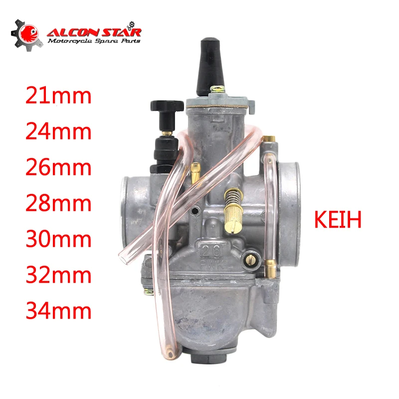 Карбюратор для мотоцикла Alconstar- Keihin PWK с гидроприводом 21 24 26 28 30 32 34 мм 2/4T
