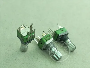 

4pcs for ALPHA RK097N Vertical Single Potentiometer B50K RD901-40-15K-B50K / Shank Length 15MM Knurling Shaft