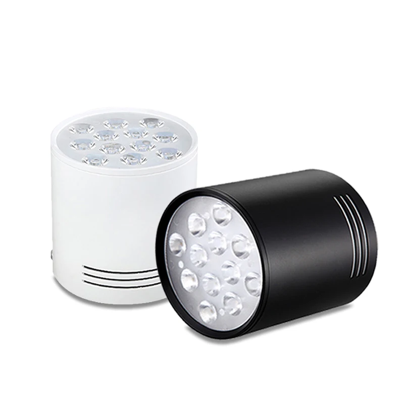 

YooE Downlight 3W 5W 7W 12W 18W Surface Mounted COB dimmable Led downlights Ceiling Spot light Round Black White AC110V/220V