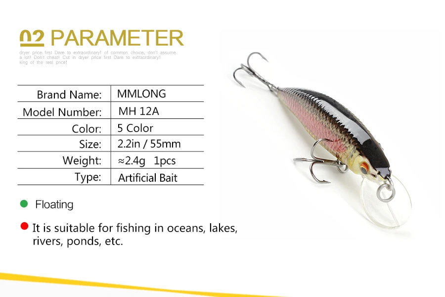 Mini Minnow Fishing Lures Crankbaits Set 04