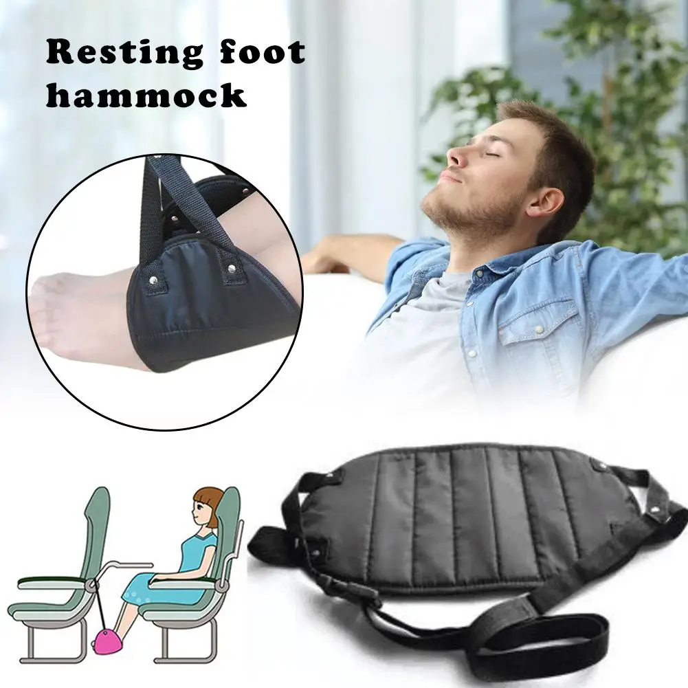 

2019 Footrest Leg Hammock Portable Carry-on Foam Mat Foot Hammock For Car Office Flight Airplane Travel