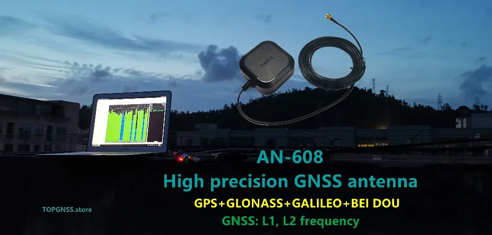 Новая GNSS L1, L2, антенна gnss RTK gps антенна SMA-J 5 м gps-навигатор GNSS GLONASS антенна Galileo для модуля ZED-F9P gnss