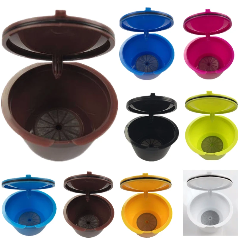

1pcs Reusable Empty Dolce Gusto Coffee Capsule Plastic 50 times Refillable Dulce Gustos Baskets Filter Capsules Espresso Nescafe