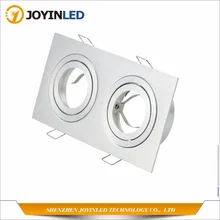 Высокое качество двойной светильник s отделка кольца mr16 GU10 Светодиодный точечный потолочный светильник