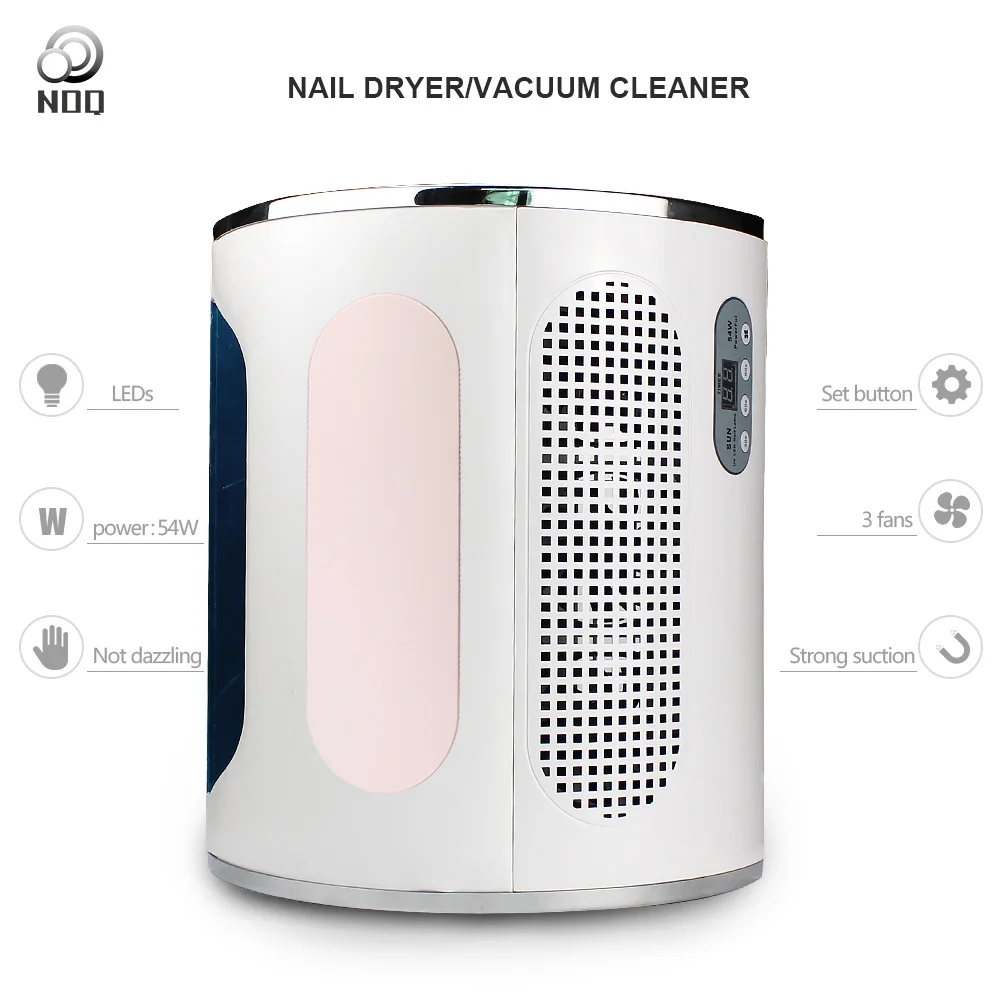  NOQ Dust Collector For Drill 54W Professional Vacuum Cleaner For Manicure 36pcs Leds UV LED Lamp Fo - 32901548102