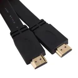 Высокая Скорость 0,3 м 1.4a плоский кабель HDMI 1,4 В 1080 P HD w/Ethernet 3D HDTV 30 см #20868