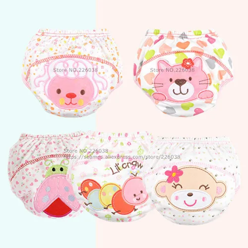 5 шт./партия детские подгузники из дышащего хлопка|cotton training pants|baby diaperstraining pants |