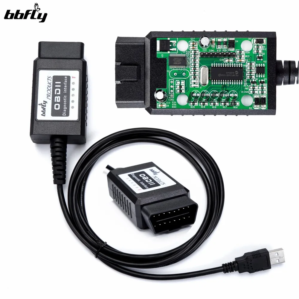 Диагностический сканер OBD2 USB V1.5 FTDI|scanner obd2|elm327 usb v1.5elm327 |