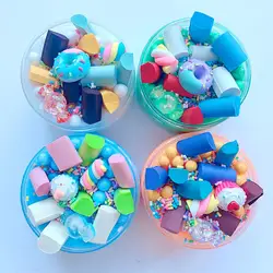 Милые конфеты хлопок пенная полоса эластичность слизь дети помощи стресс игрушечные лошадки подарок