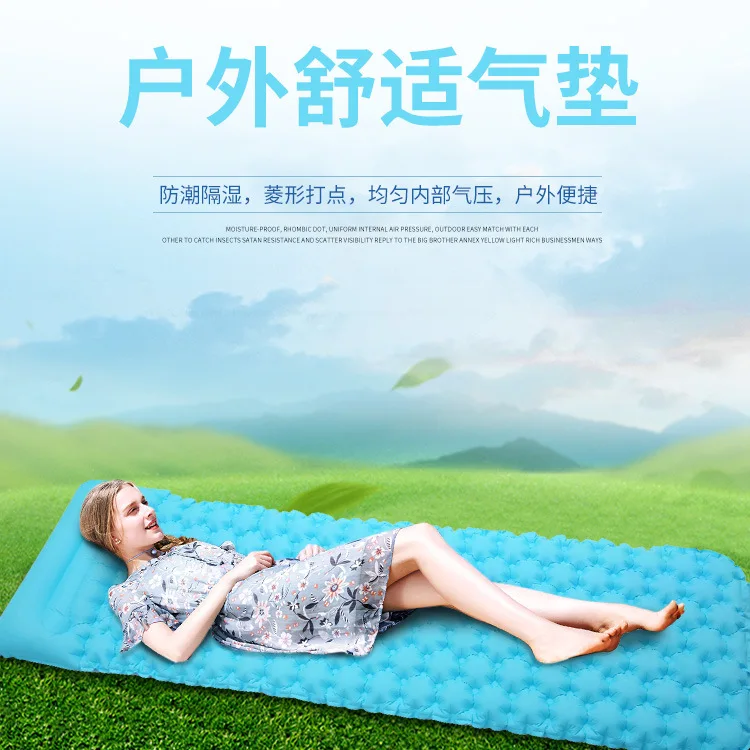 

Tpu ultra light outdoor inflatable cushion automatic inflatable cushion portable air cushion picnic mat Pillow type