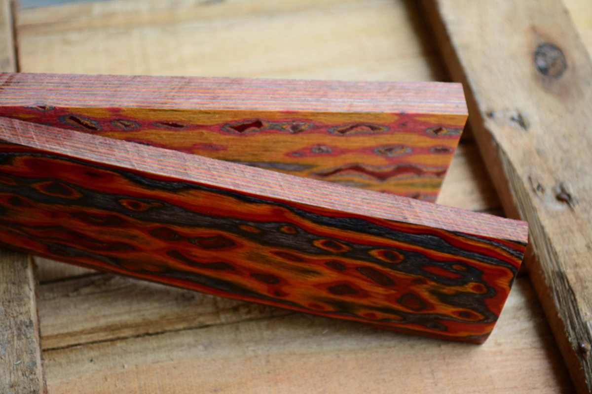 Складной нож Ручка 3D цвет деревянная заплата Материал Лук Стрелка хвостовик заготовки весы полувоенные DIY инструмент