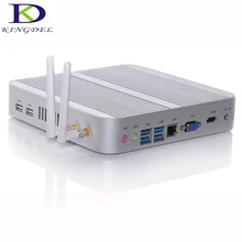 Cheapest Core i3 5005U Fanless Mini pc Intel HD Graphics 5500 Nuc HDMI VGA 8G RAM 128G Desktop Computer 3MB Cache HDD Nettop