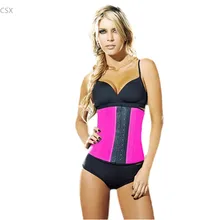 Alishebuy Body shapers steel bones Waist Trainer Latex Waist Cincher Women Rubber Waist Corsets Slimming Belt