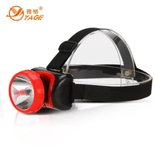 YAGE 3586 headlight led flashlight Hiking lamp head lamp mini touch 2-mode switch convenient Lead acid outdoor waterproof lamp