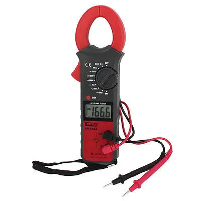 

Electrical Voltage Current Resistance BM528A Digital Clamp Multimeter w Test Cable