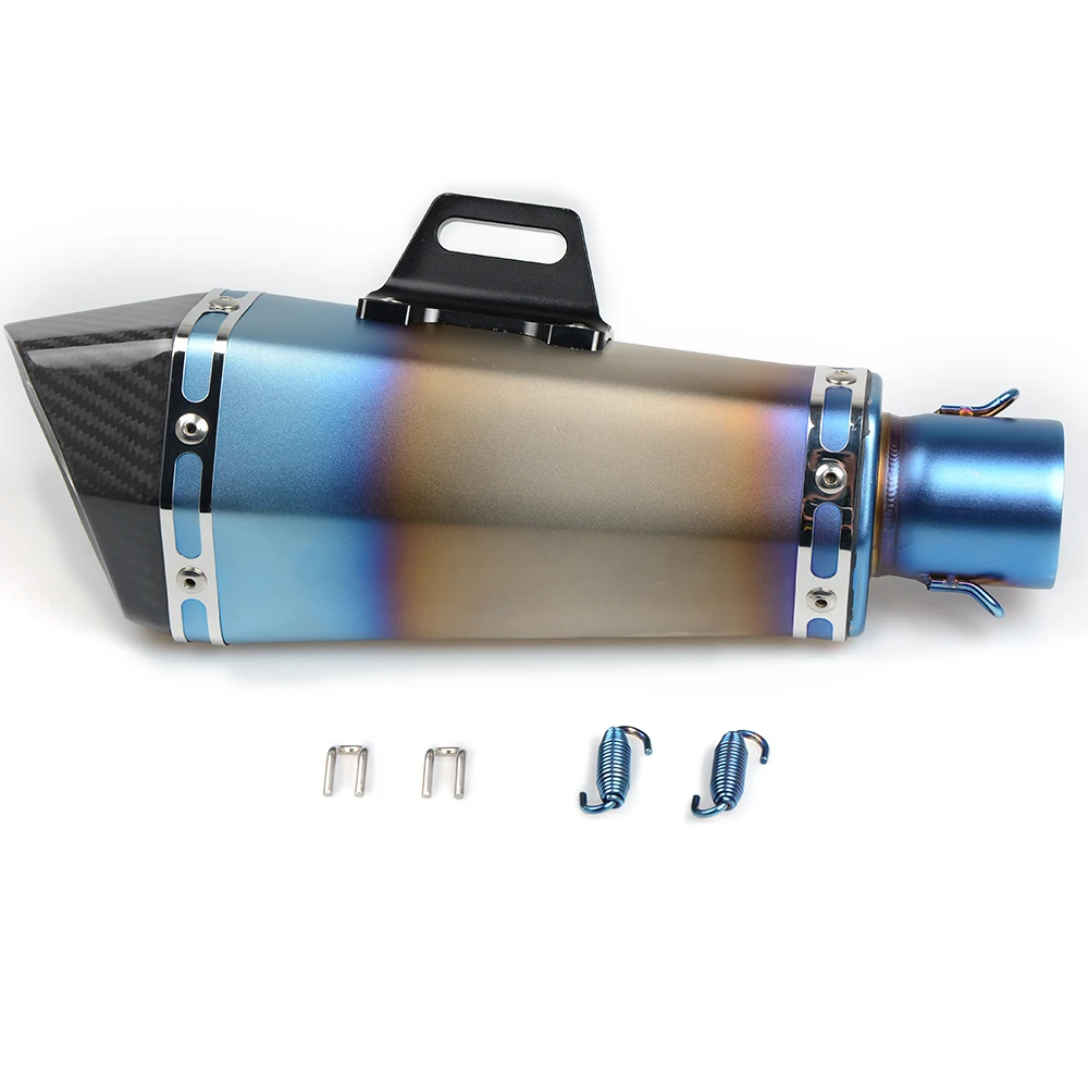 36-51mm Universal CNC Motorcycle Exhaust Pipe With Muffler For Triumph Bonneville /Bonneville SE 675 street triple america lt