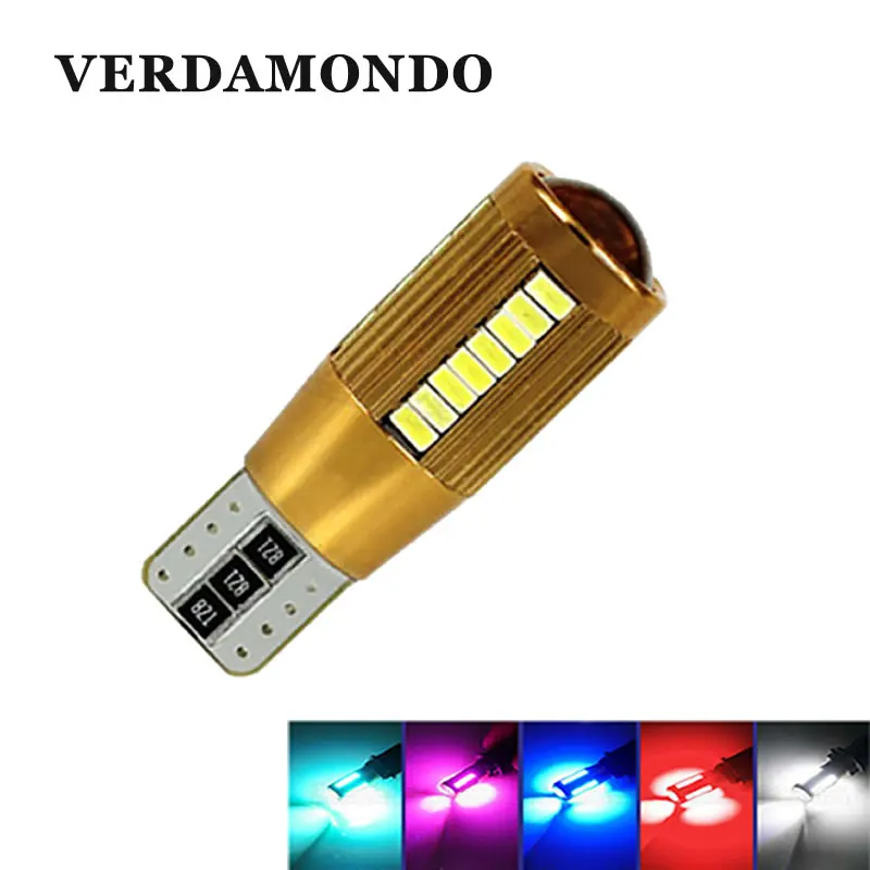 Светодиодная автомобисветильник лампа T10 W5W 38 SMD 3014 F для номерного знака