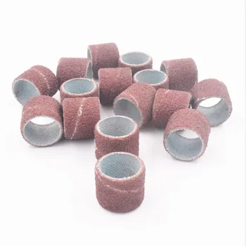 

100pcs 80''/120''/180" Nail Art Sanding Bands File For UV Gel Acrylic Polish Remover For Electric Nail Machine Nail Drill Bits