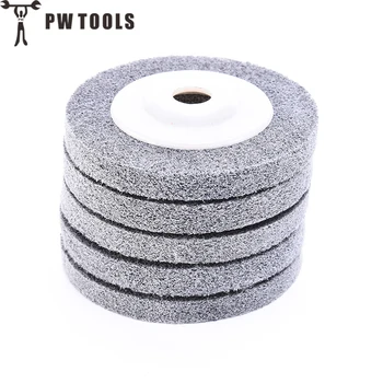 

PW TOOLS 1PCS Nylon Fiber Polishing Wheel 16mm aperture and outer diameter 100mm Grinding Machine Polishing Wheel Abrasive Tools