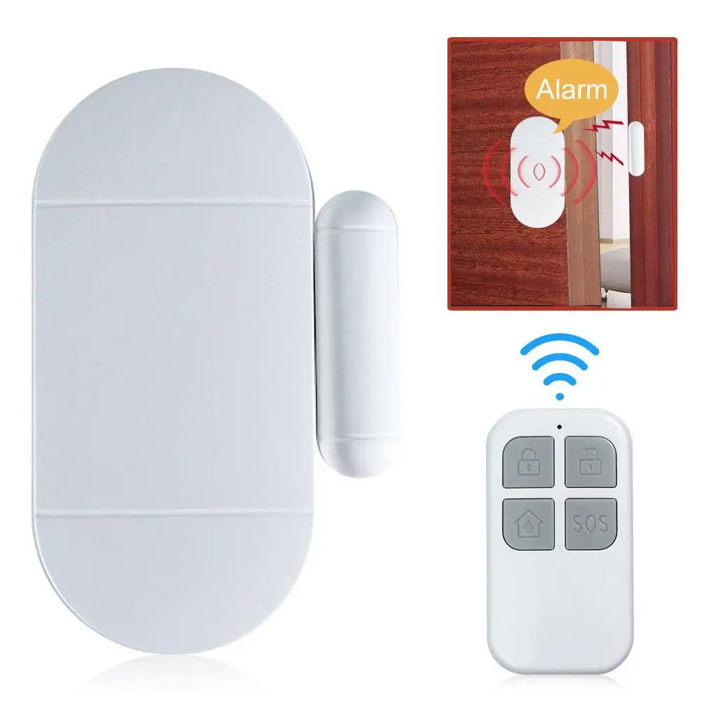 

130dB Anti-Theft Magnetic Sensors Independent Wireless Home Door Window Entry Burglar Alarm Security Alarm