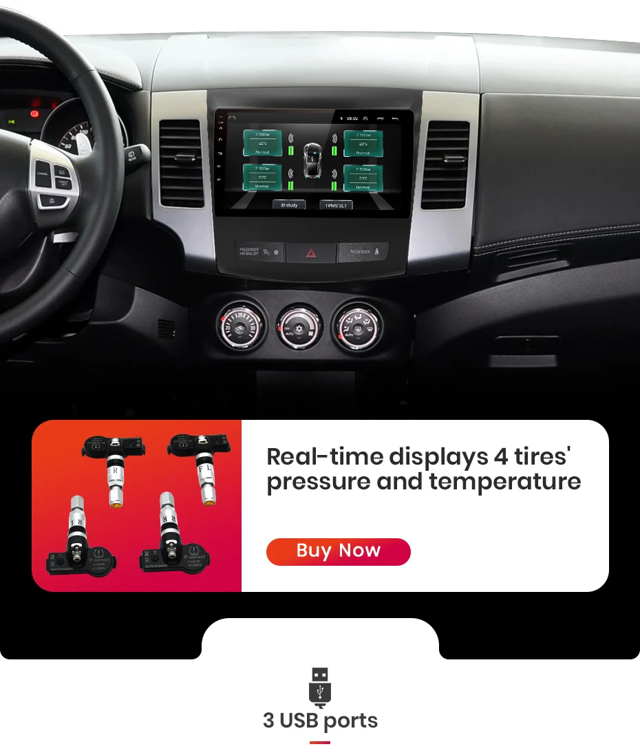 Clearance AWESAFE 2Din Headunit Android 8.1 4+64G CarPlay Radio Cassette Audio Multimedia Player For Mitsubishi Outlander xl 2 2005-2011 16
