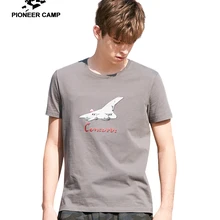 Пионерский лагерь Air Plane Футболка с принтом Повседневная футболка с коротким рукавом и круглым вырезом Модная хлопковая Футболка с принтом футболка для мужчин ADT906183