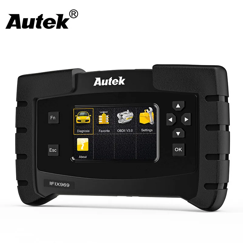 Autek IFIX 969 OBD2 полный системный сканер ABS подушка безопасности для SAS Сброс системы