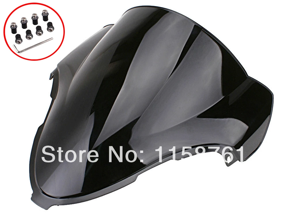 

Black Motorcycle Windscreen Windshield case For Suzuki Hayabusa GSXR 1300 GSX1300R 1999-2007
