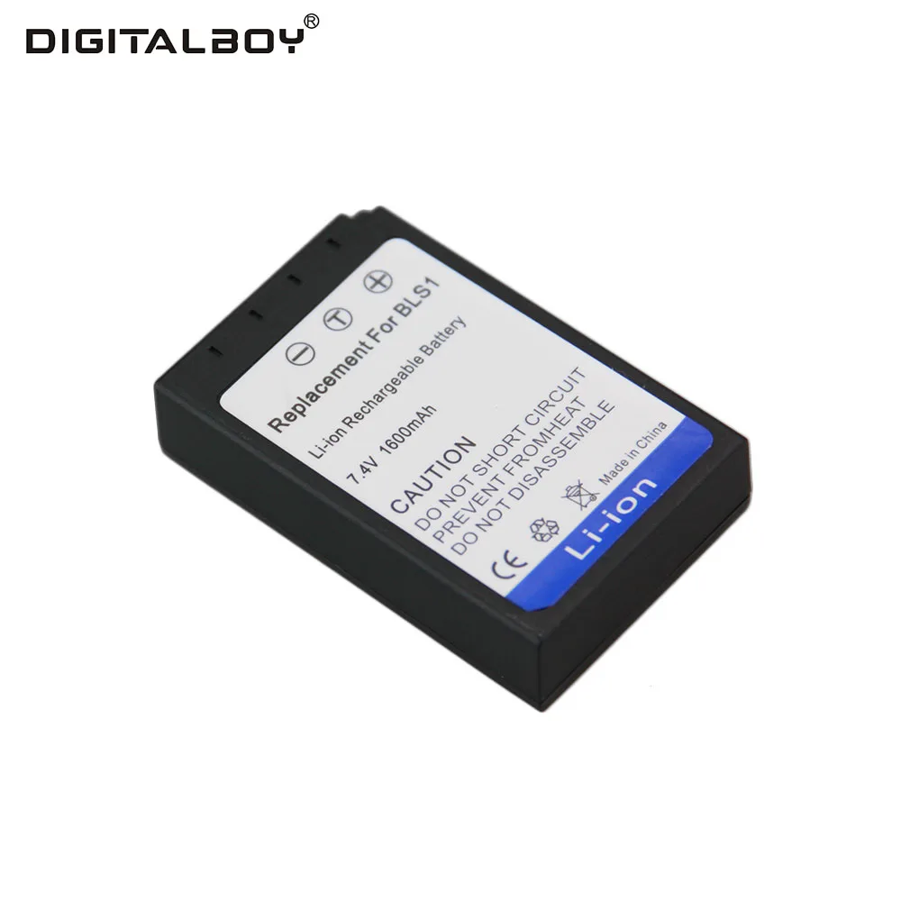 1pcs BLS1 BLS 1 Li ion Camera Battery For OLYMPUS E PL1 E400 E410 E420 E450 E620 E P1 E P2 E PL1