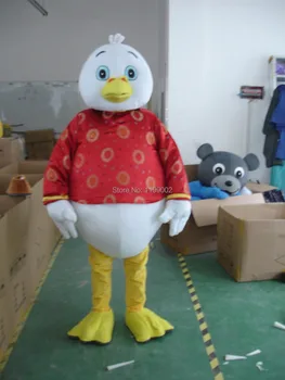 

Hot sale red duck cute Mascot Costume for Adult Fancy Dress Party Halloween Costume Free Shipping