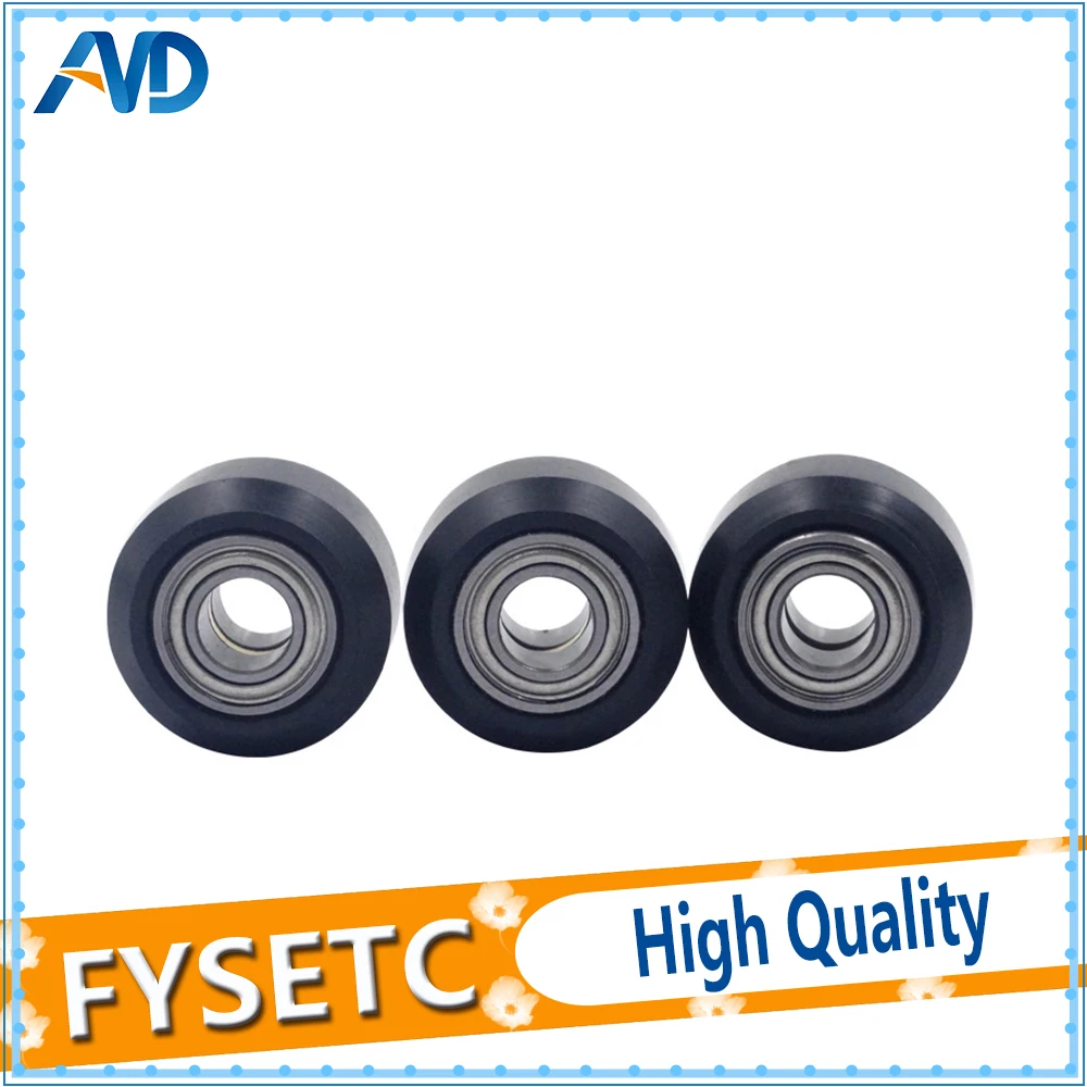 

4pcs CNC 3D Printer Parts Openbuilds Plastic Pulley Wheel With KR105ZZ Bearing Driven Wheel Perlin Idler Roller Skating Chakras