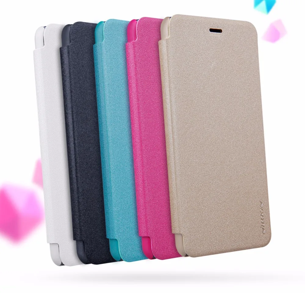 

Nillkin Frosted Leather Cover For Asus Zenfone 3 Zenfone3 max zc520tl Flip Case