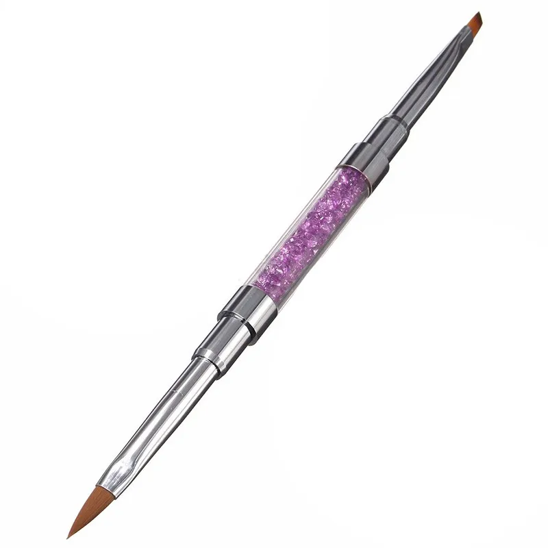Кисточки для маникюра haicar 1 шт. Новая высококачественная акриловая ручка для дизайна ногтей кисть для ногтей ручки-щетки красивые