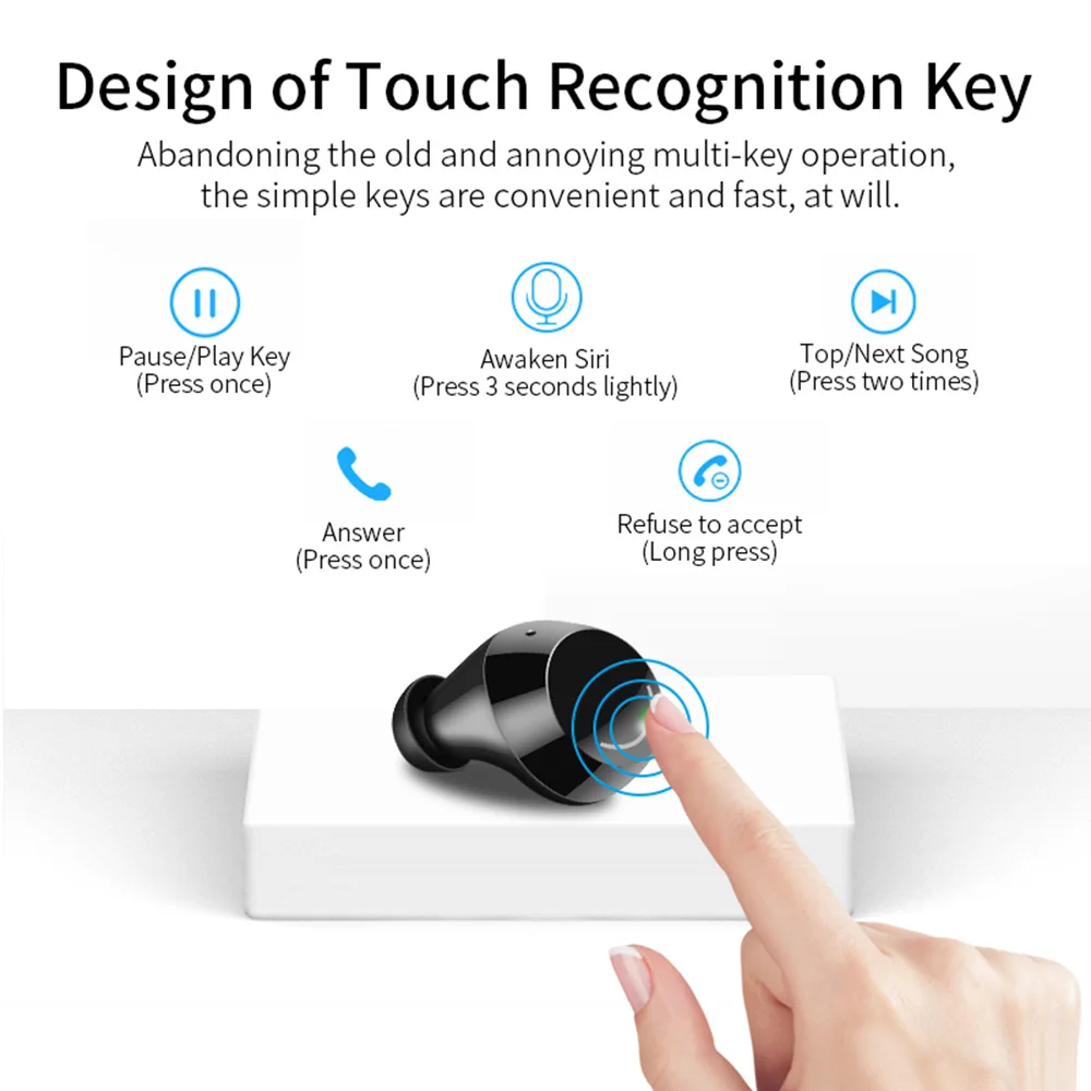 WELTEAYO TWS 29 5 0 беспроводные Bluetooth вакуумные стереонаушники спортивные наушники