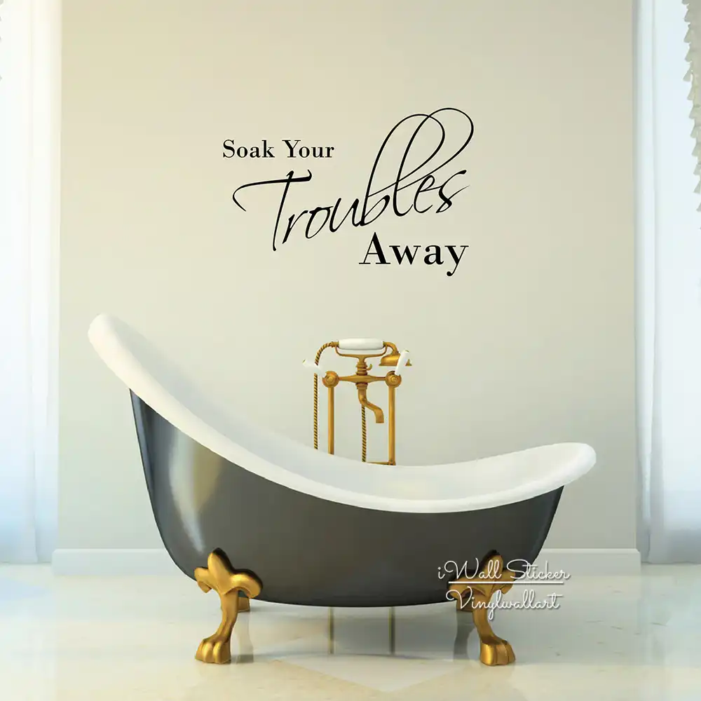 Remoja Sus Problemas Pegatina Para Pared Con Frase Pegatinas