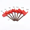 Llave Torx con bandera roja, llave de tornillo T6, T7, T8, T9, T10, T15, T20, 10 Uds., componentes de herramientas ► Foto 1/4