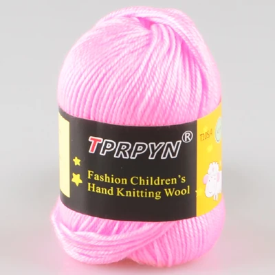 TPRPYN 1 шт = 50 г Шерсть смешанная Шелковая Пряжа мягкая Экологически чистая кашемировая пряжа нить для вязания свитера - Цвет: 10 middle pink
