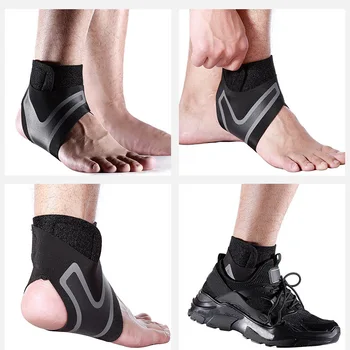 2019 Hot Koop 1 Paar Sport Compressie Elastische Enkelbrace Ondersteuning Protector Wrap Voor Running 19ing 2019 Hot Koop 1 Paar Sport Compressie Elastische Enkelbrace Ondersteuning Protector Wrap Voor Running 19ing