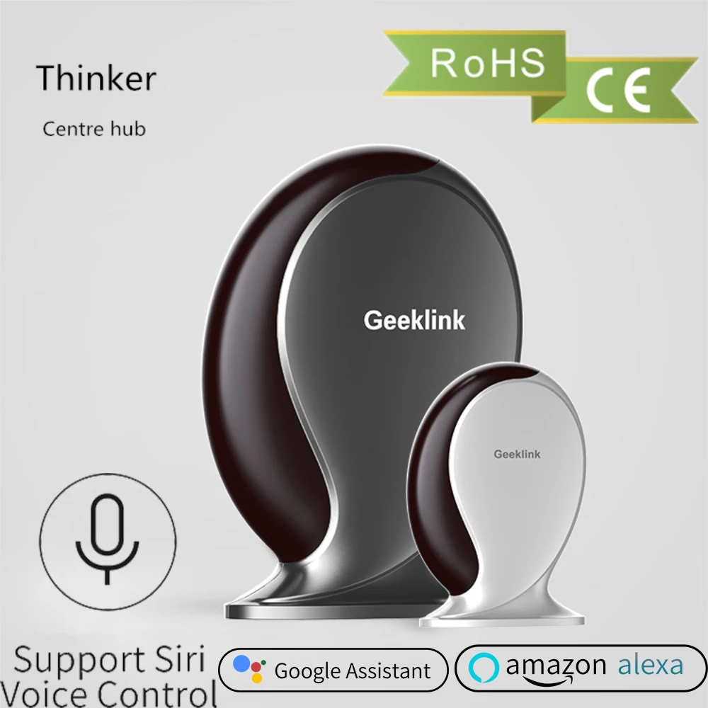 

Timethinker Super Smart Home Hub WiFi IR RF 4G Network Siri Voice Remote Control for Alexa Google Home Automation Center