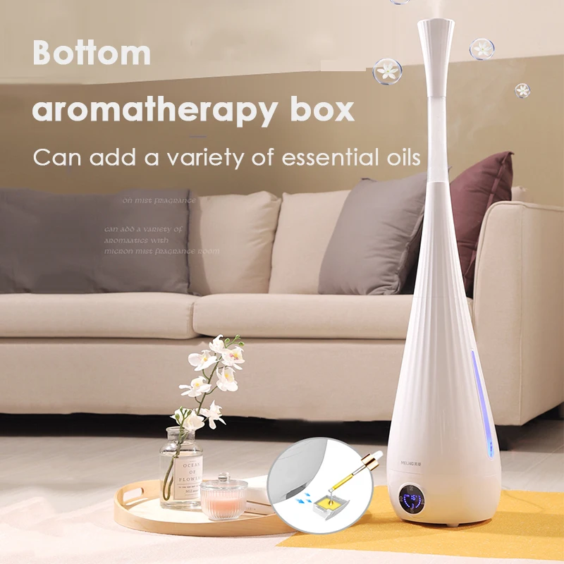 Tanie MH 610 ultradźwiękowy nawilżacz powietrza do montażu w podłodze, inteligentny Mist Maker pilot zdalnego sterowania OLEJEK ETERYCZNY Aroma dyfuzor 220 V 5.5L pojemność